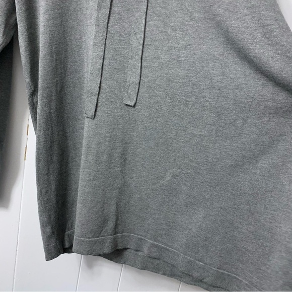 NWT Masai Floris Top Jumper Long Sleeve Hood Grey Knit Soft Straight Loose Comfy - Picture 4 of 10